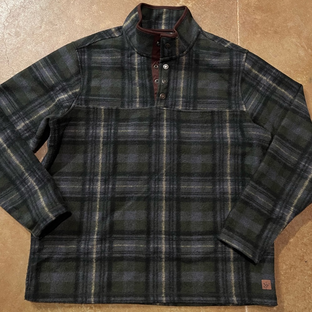 John Wayne fleece pullover large